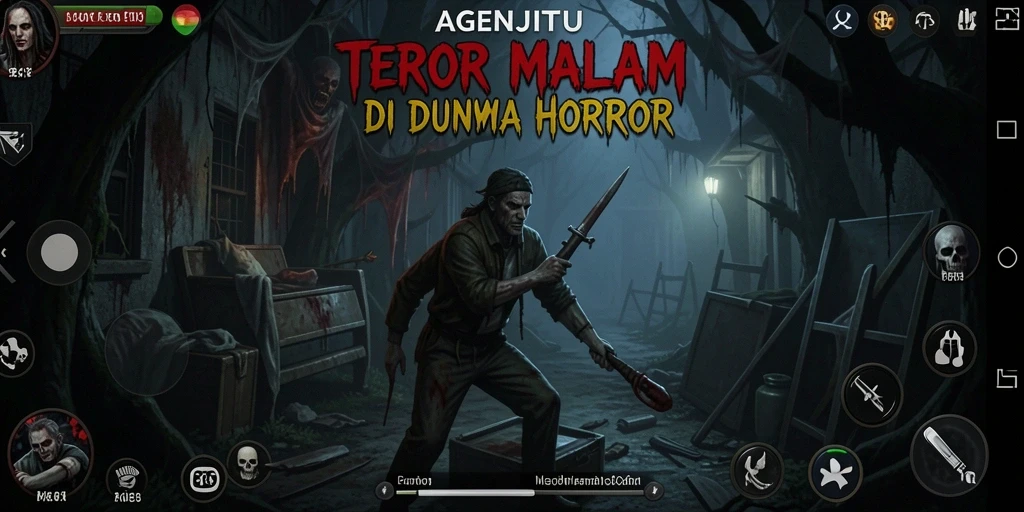 Tampilan gameplay mencekam AGENJITU yang penuh kejutan.