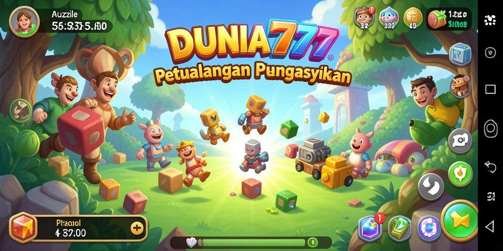 Tampilan gameplay seru dan menarik di DUNIA777.