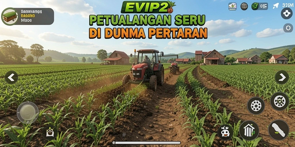Tampilan gameplay seru di EVIP2 yang penuh warna.