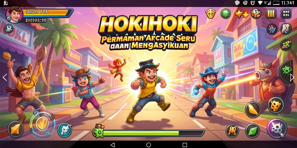 Tampilan seru gameplay HOKIHOKI yang penuh tantangan.