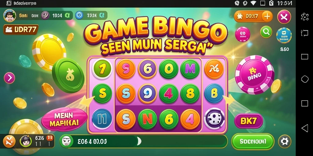 Tampilan utama IDR77 saat bermain bingo yang seru.