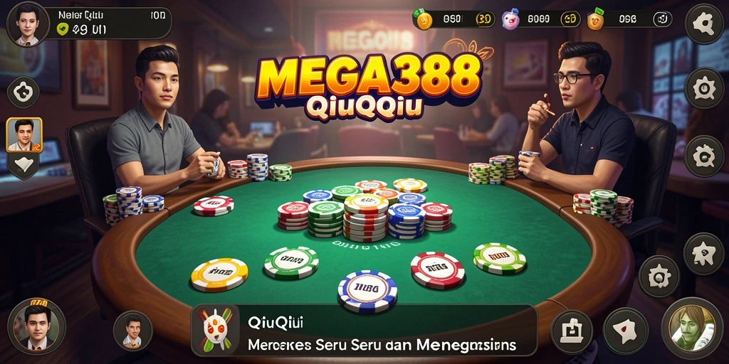 Screenshot gameplay QiuQiu MEGA388 yang menarik dan seru.