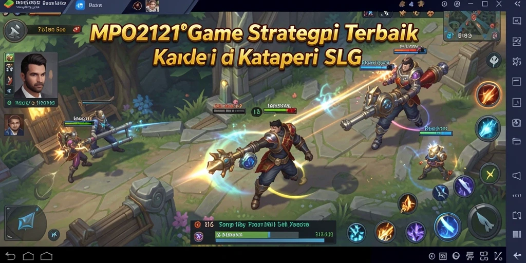 Tampilan gameplay SLG yang seru dan mendebarkan.