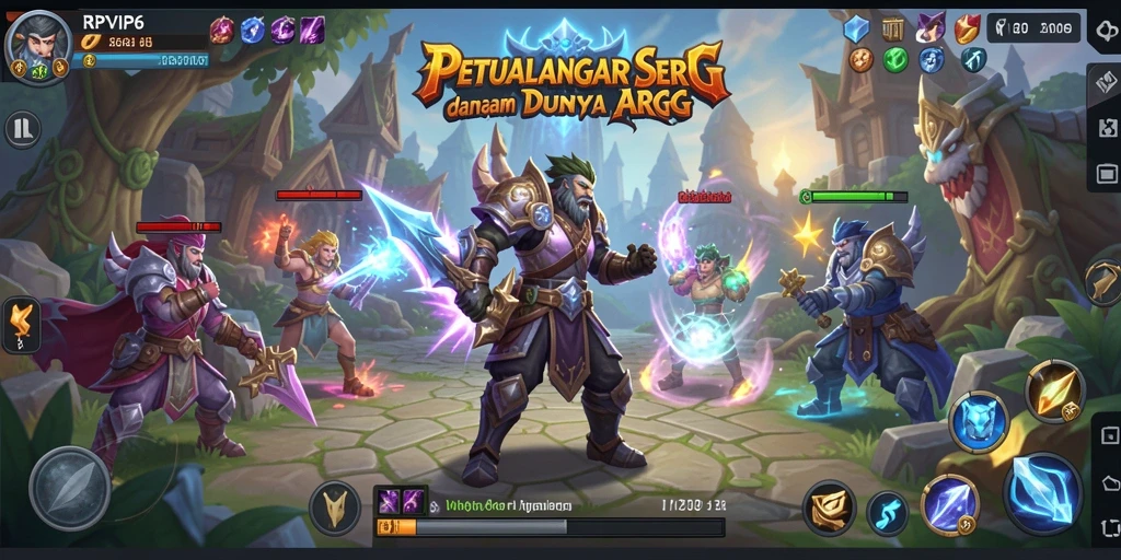 Gameplay RPVIP6 yang mendebarkan dan penuh aksi ARPG.